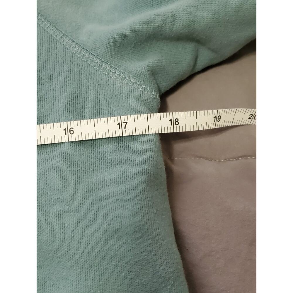 The North Face Women’s Crewneck Sweatshirt Green Logo Pullover Size Small - Picture 6 of 14